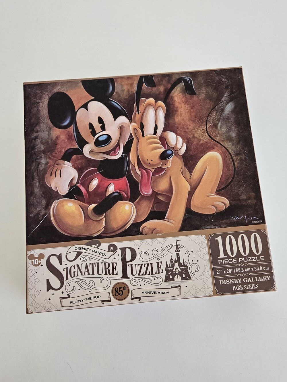 Incomplete Disney Parks Signature Puzzle Pluto The Pup Mickey Mouse For Crafts